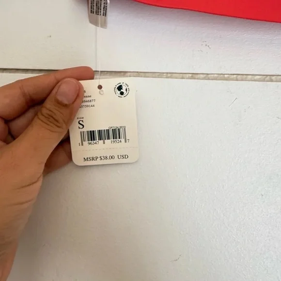 Free People Nina Bandeau Bralette in Cayenne Retail $38 NWT - Picture 4 of 6